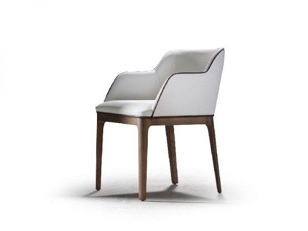 silla tapizada de diseño veneto